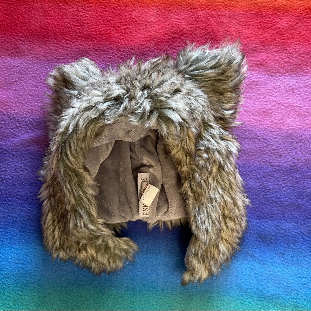 Furry, adorable baby hat